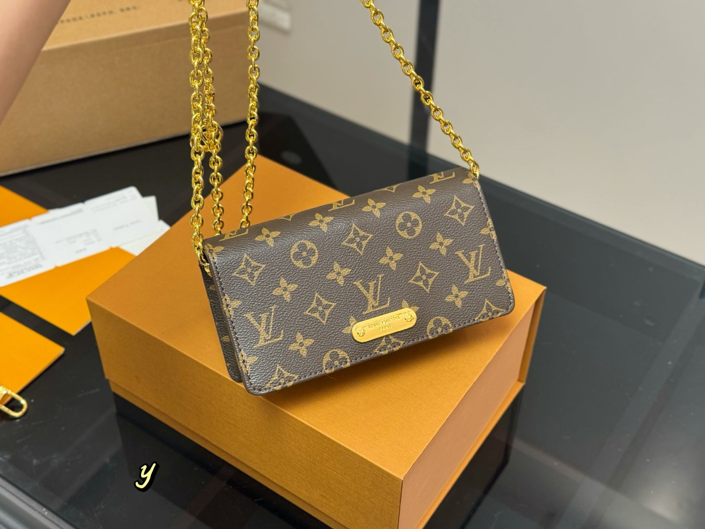 LV Satchel Wallet