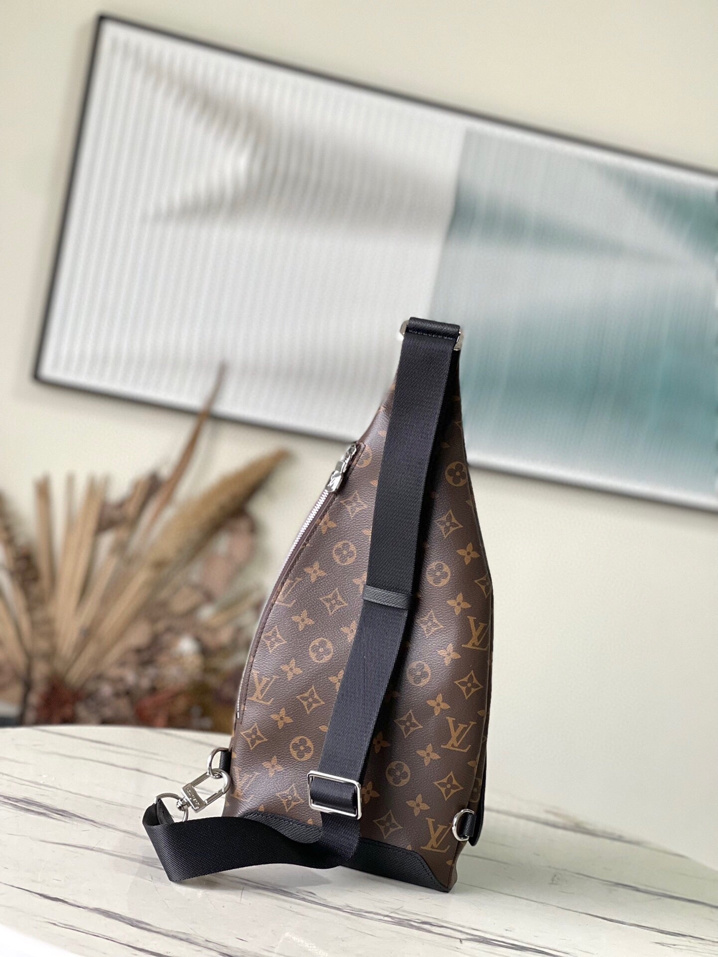 LV Duo Sling Bag (BROWN)