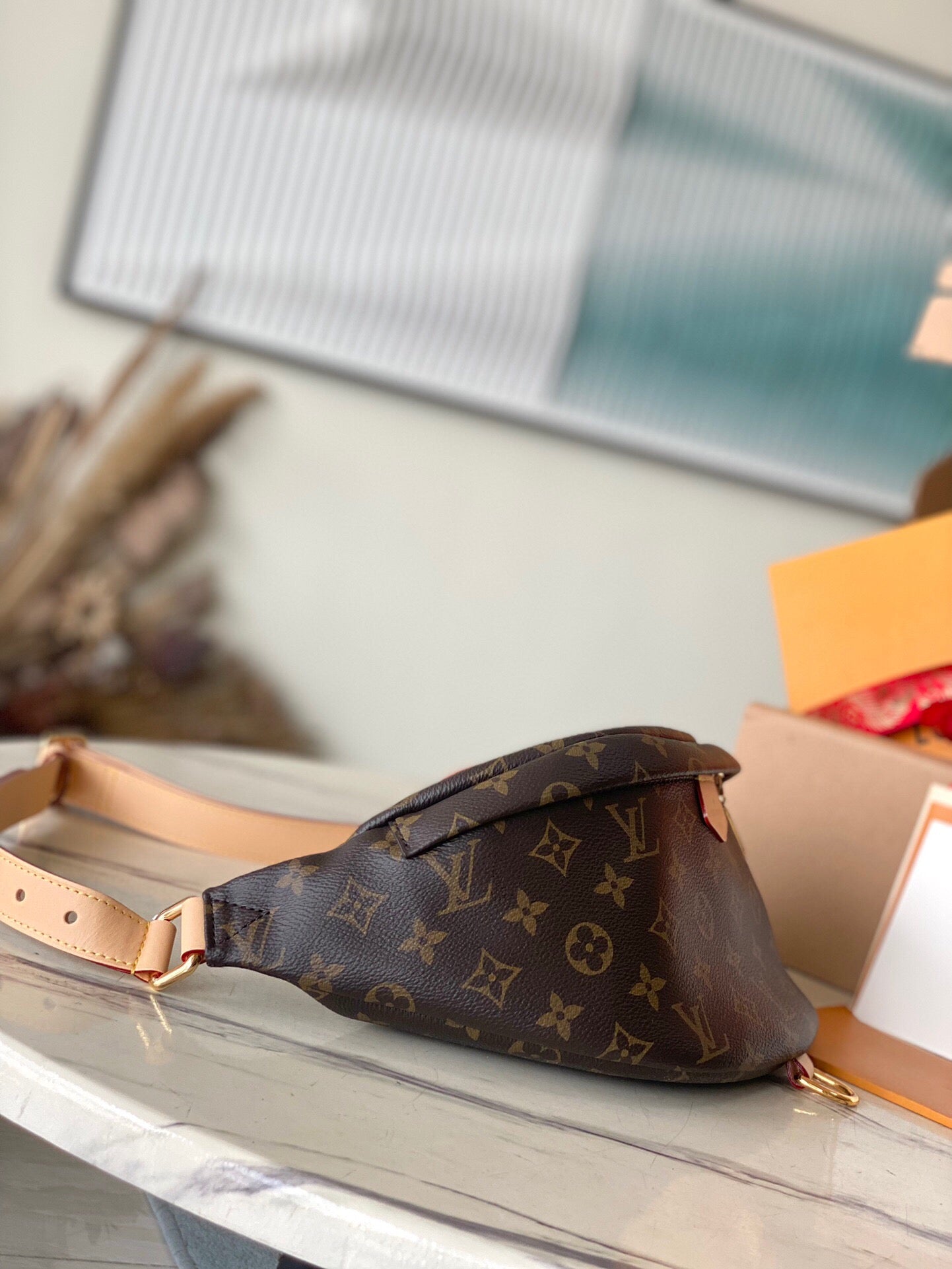 LV Monogram Pouch