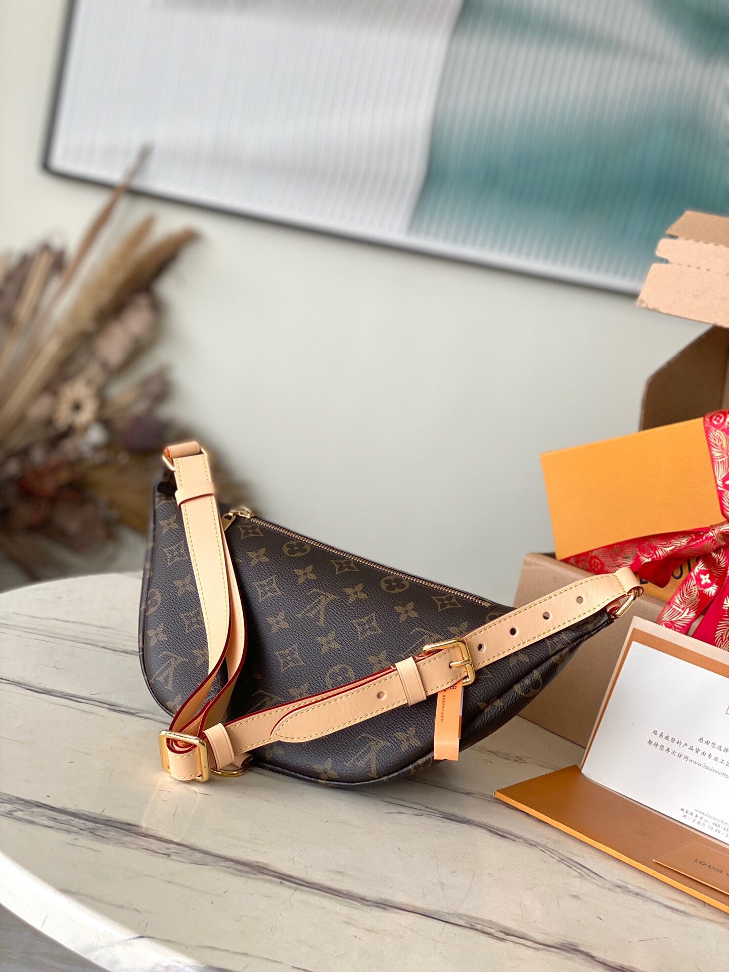 LV Monogram Pouch