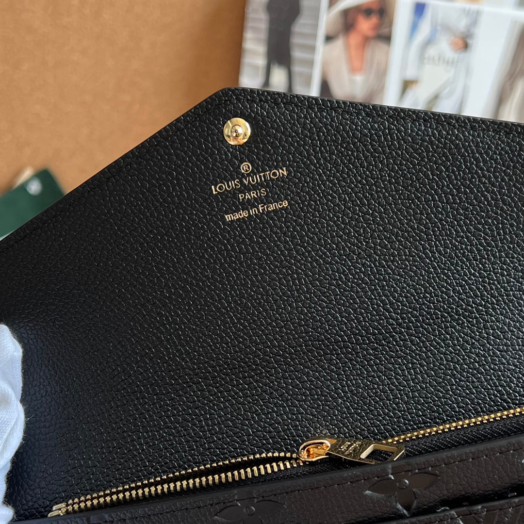 Black LV Wallet
