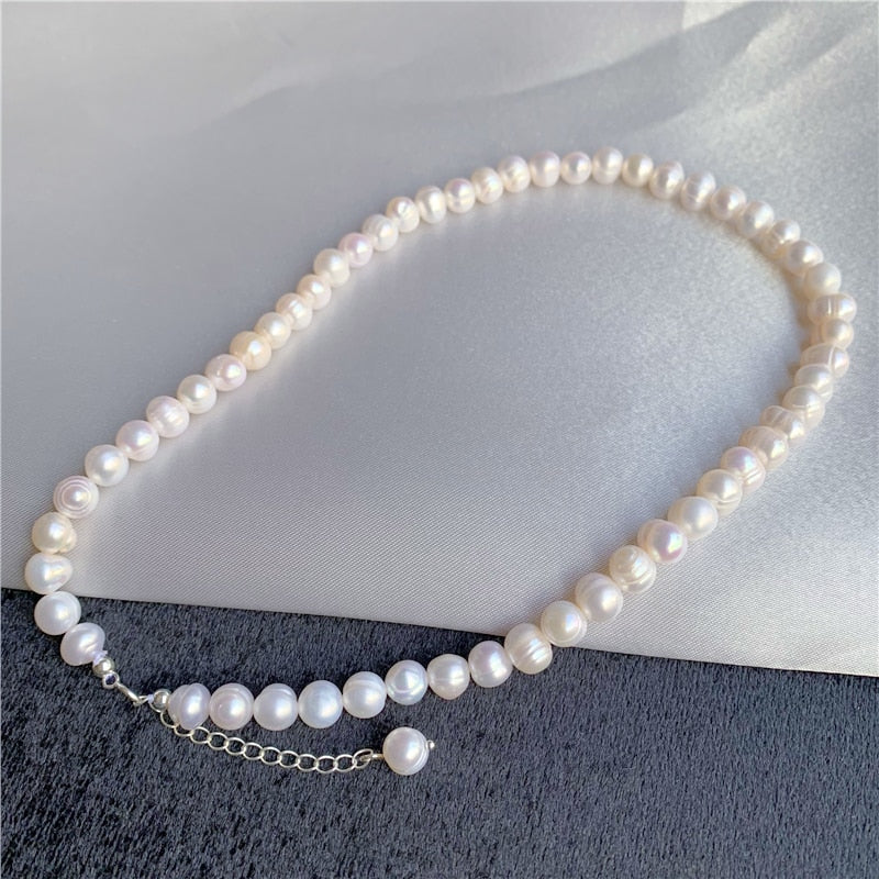 Natural Freshwater Pearl Choker Necklace