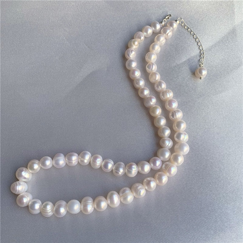 Natural Freshwater Pearl Choker Necklace