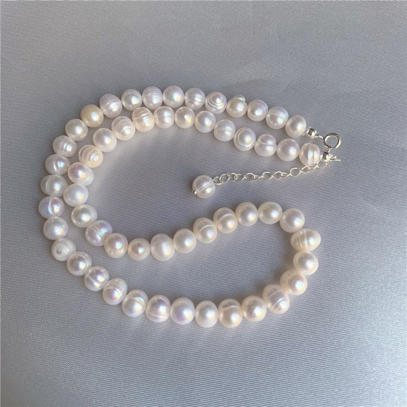 Natural Freshwater Pearl Choker Necklace