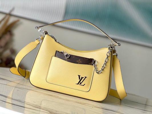 LV Yellow mini hand bag purse