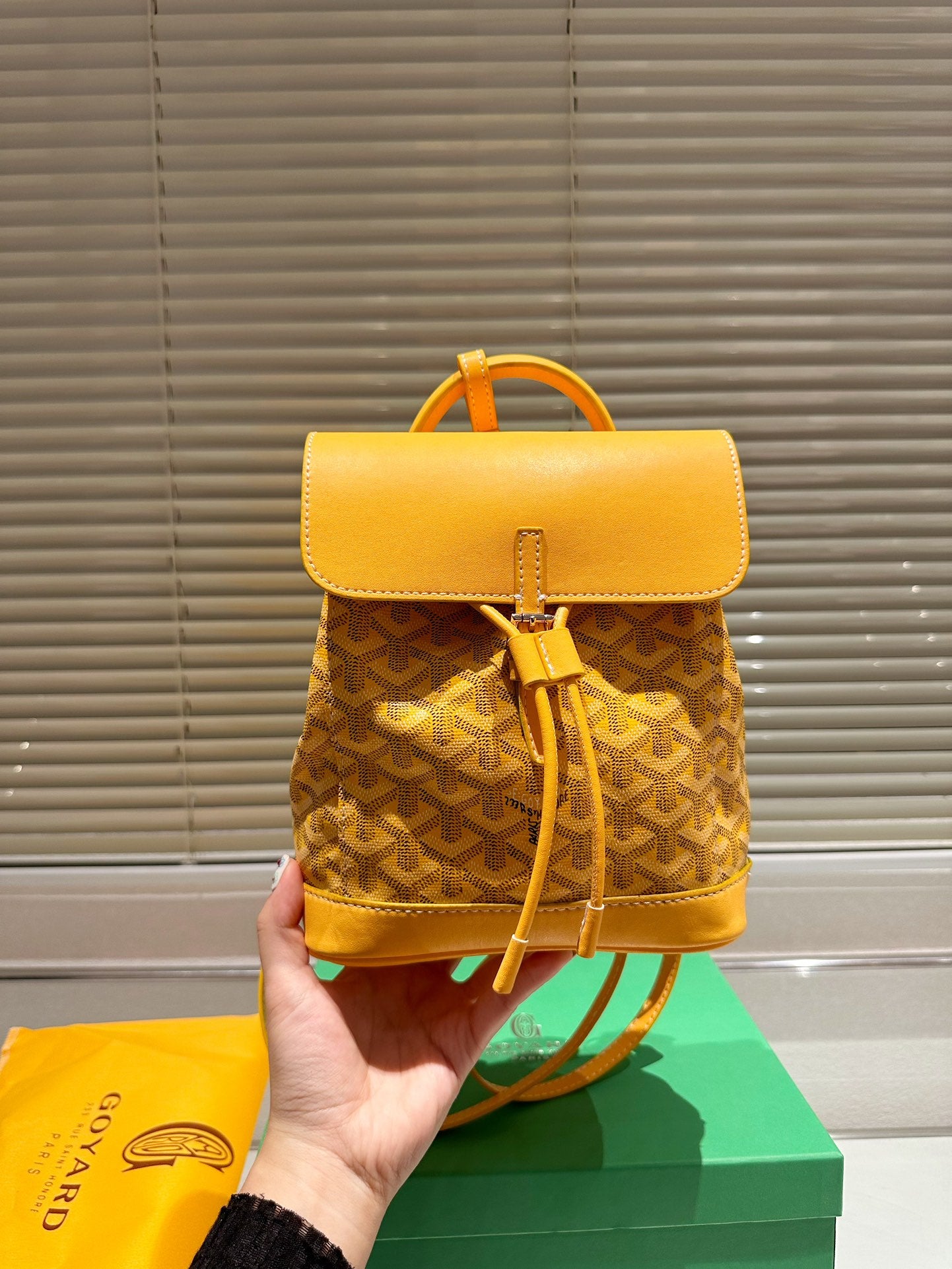 Goyard- Bag Pack (Yellow)