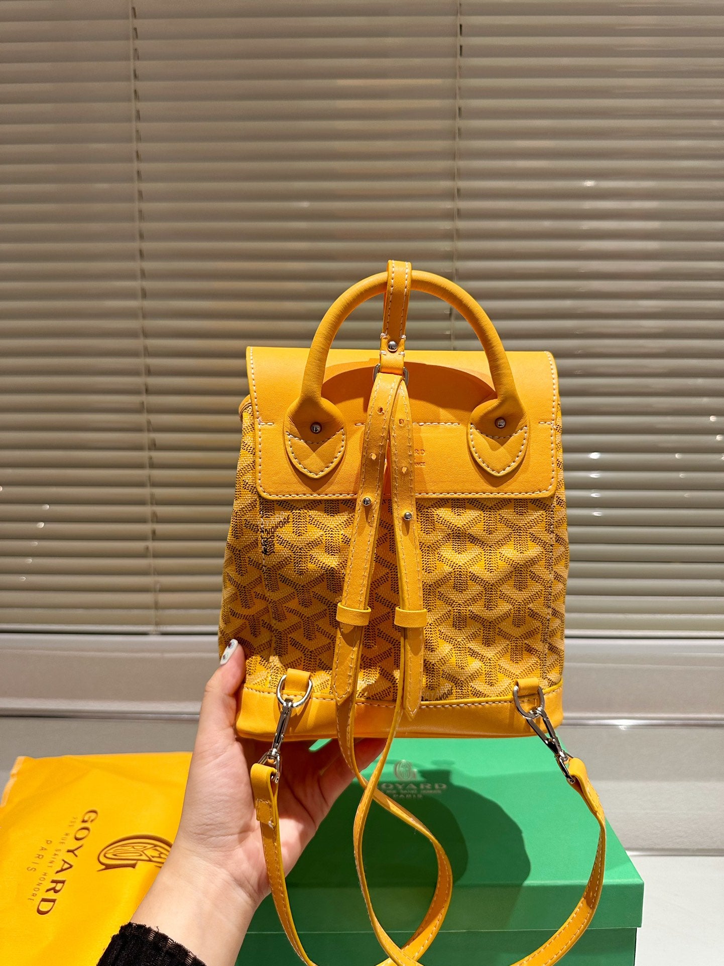 Goyard- Bag Pack (Yellow)