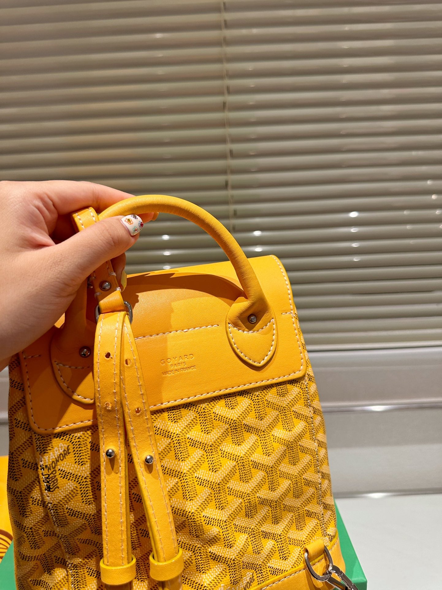 Goyard- Bag Pack (Yellow)