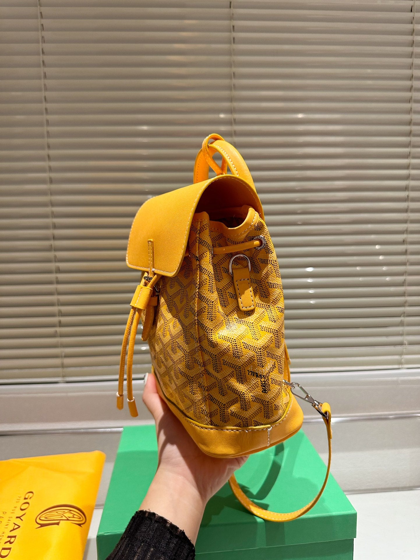 Goyard- Bag Pack (Yellow)