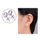 Natural Freshwater Pearl Stud 925 Sterling Silver Earring