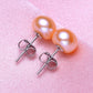 Natural Freshwater Pearl Stud 925 Sterling Silver Earring