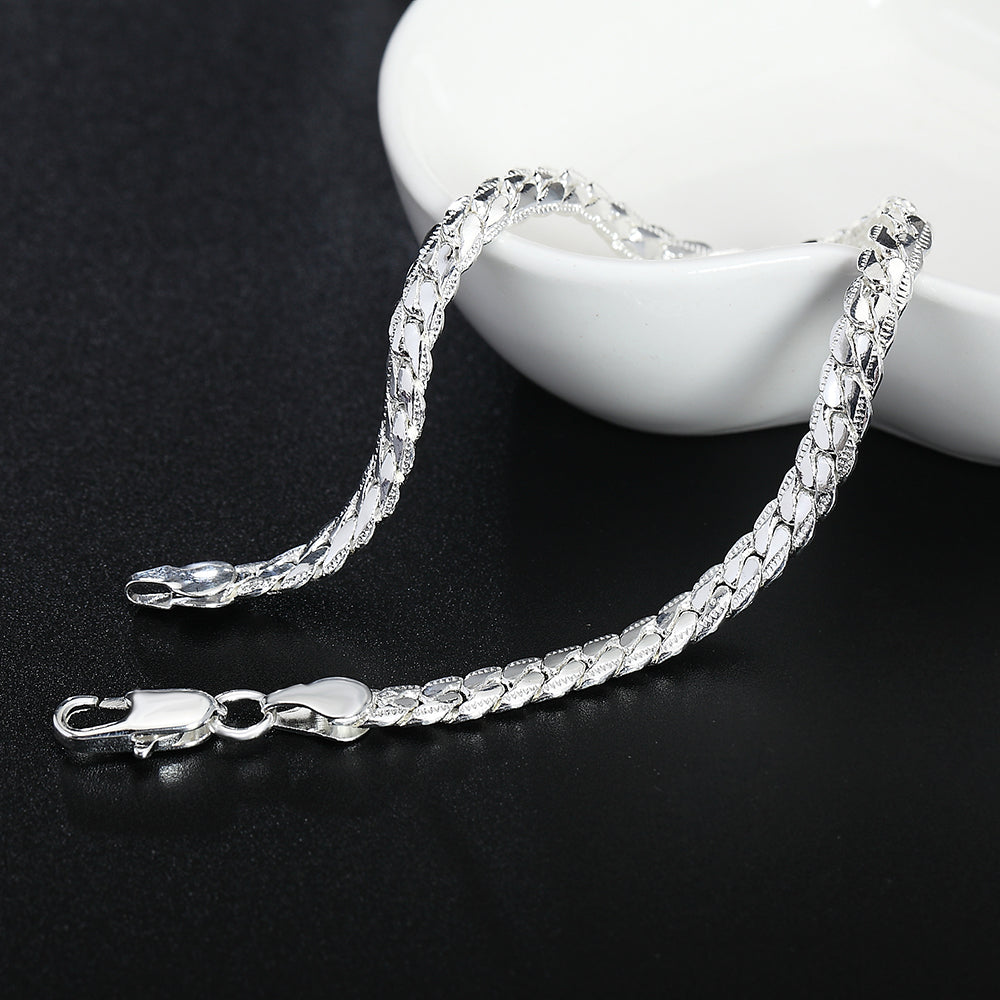 925 Sterling silver Classic Chain Bracelet